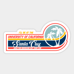 UC Santa Cruz UCSC Classic Surfer Design Sticker